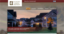Desktop Screenshot of hickorygroveapartments.com